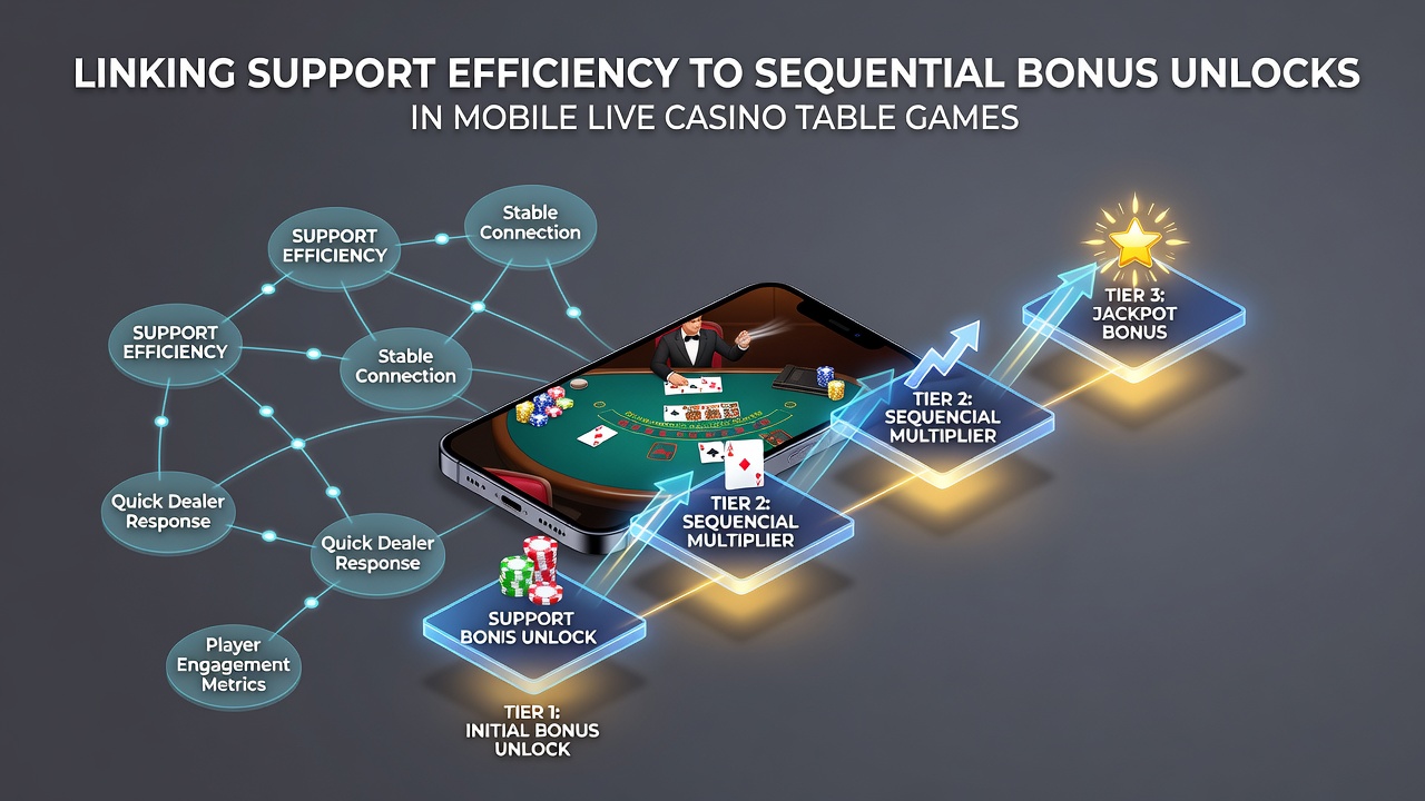 Support-Chat und sequenzielle Bonus-Freischaltungen in mobiler Live-Casino-Umgebung