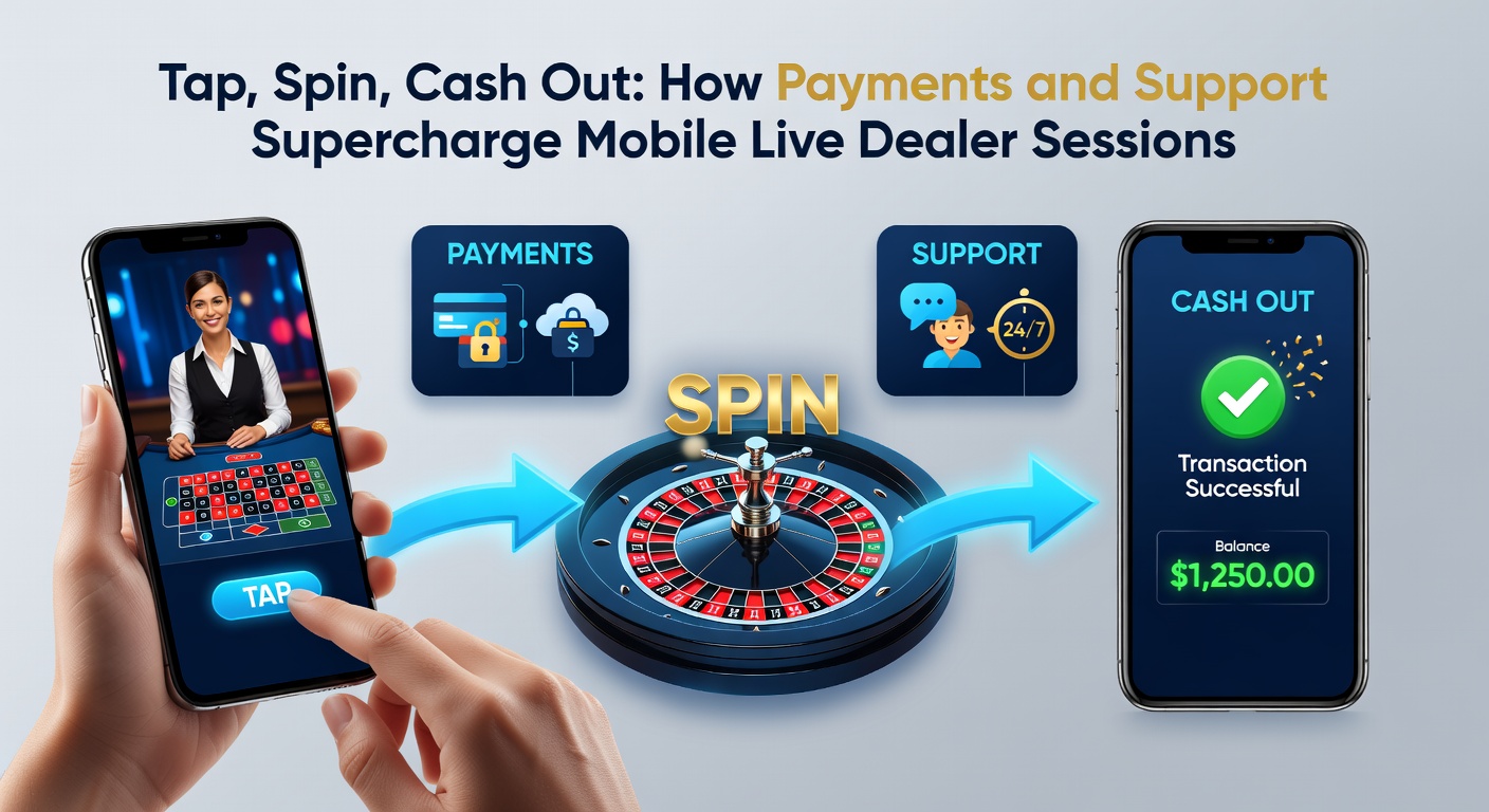 Live-Chat-Support auf Smartphone neben einer laufenden Live-Poker-Session mit Auszahlungsbestätigung