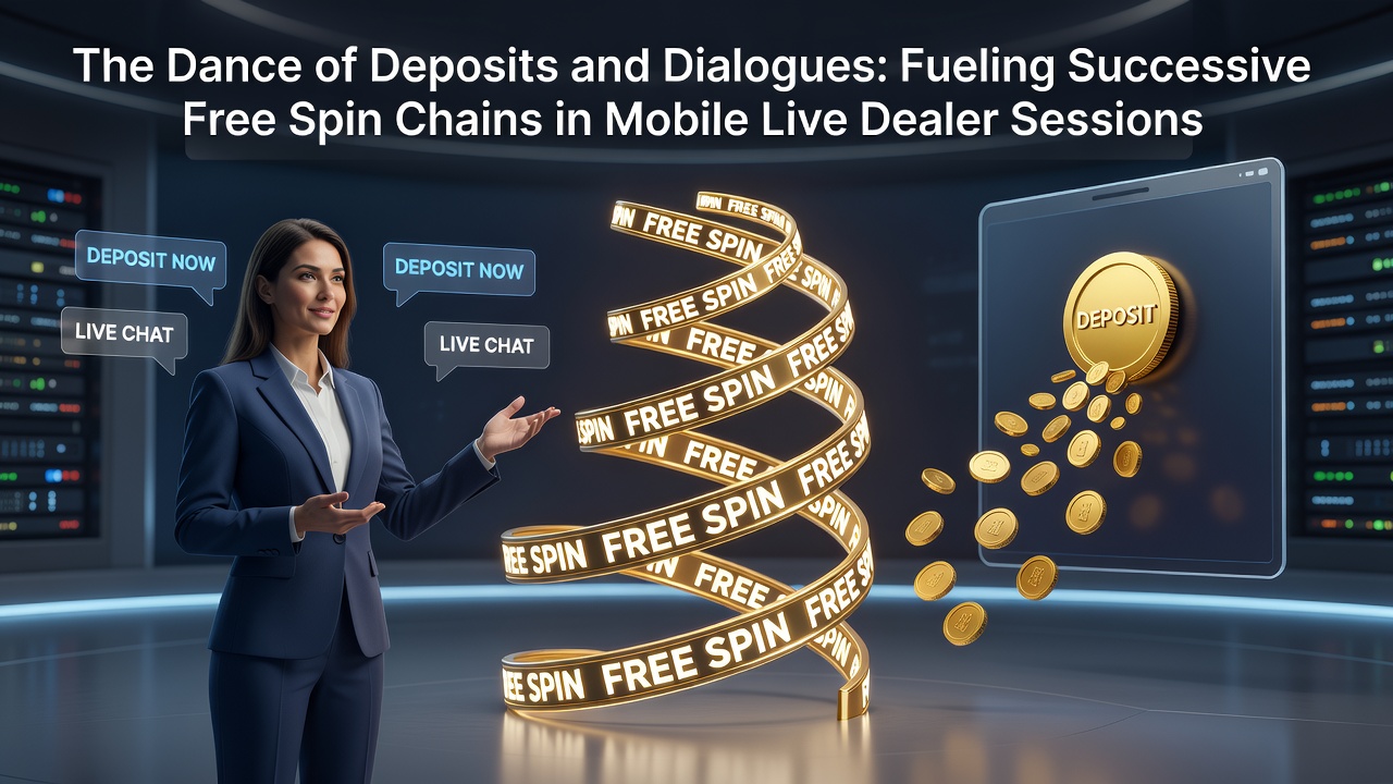Mobile Live-Dealer-Session mit Einzahlungs- und Support-Elementen auf Smartphone-Display