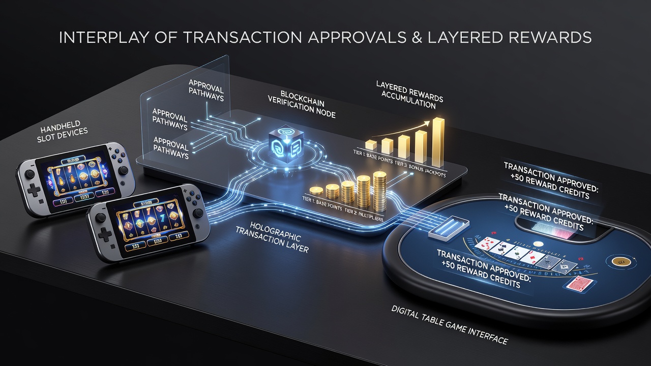 Analyse-Diagramm zu Transaktionsgenehmigungen und Belohnungsprogression in mobilen Casino-Spielen